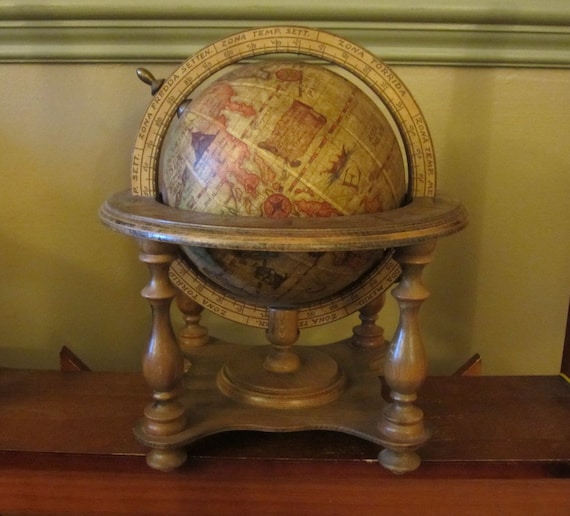 Vintage Olde World Globe Made in Italy