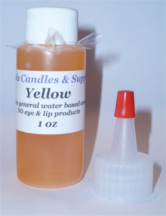 1 oz YELLOW Soap Dye For Making Soaps Bath Whips Body Butters