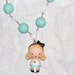 Harajuku Doll Necklace clay beads Gwen Stefani perfume Girl