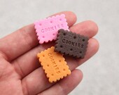 25mm Mixed Cookie Cabochons - 6 pc set