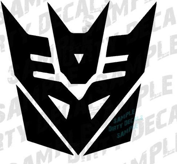 Decepticon Transformers decal graphic sticker Robot by DirtyDecals