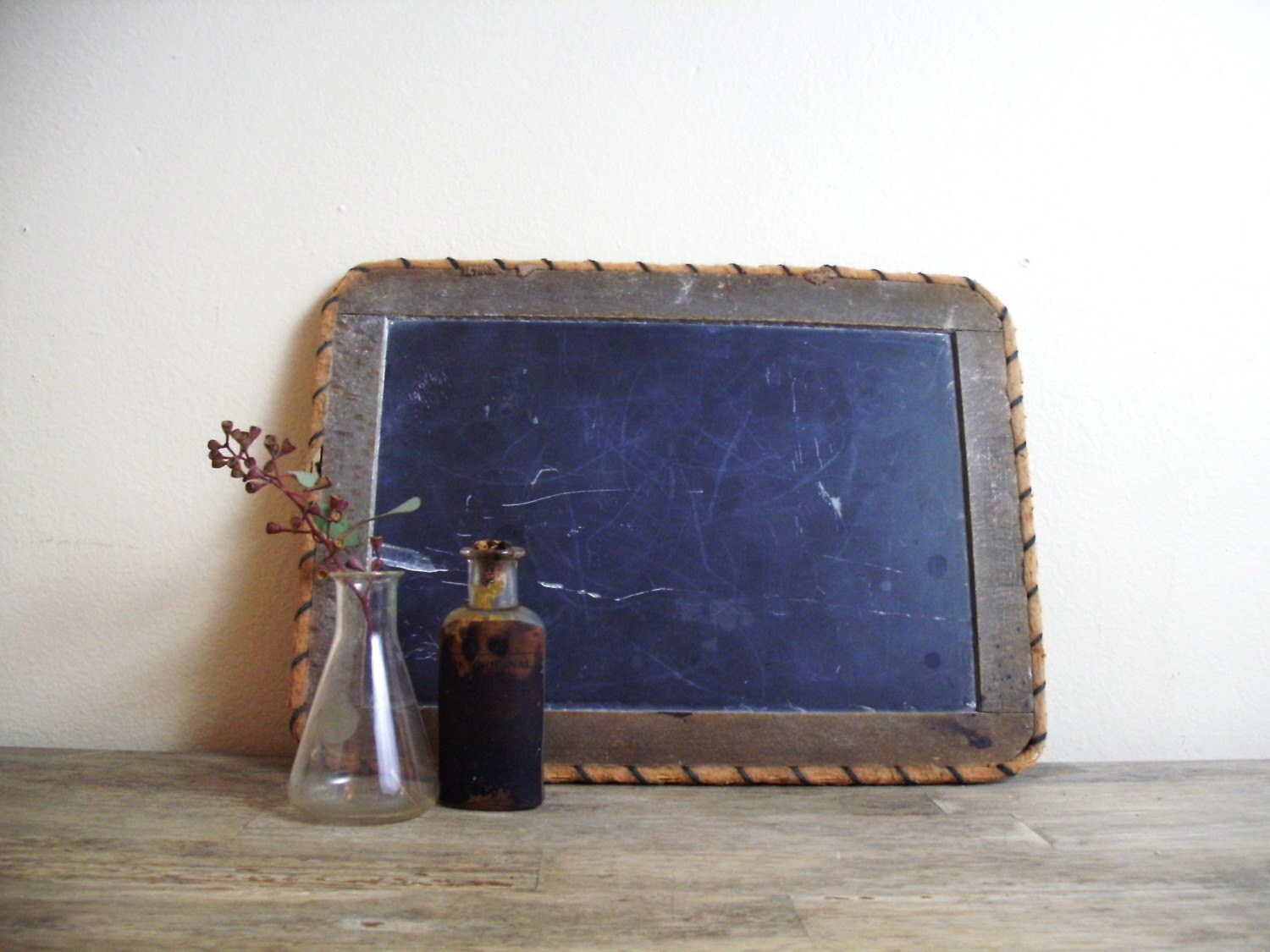 antique slate chalkboard