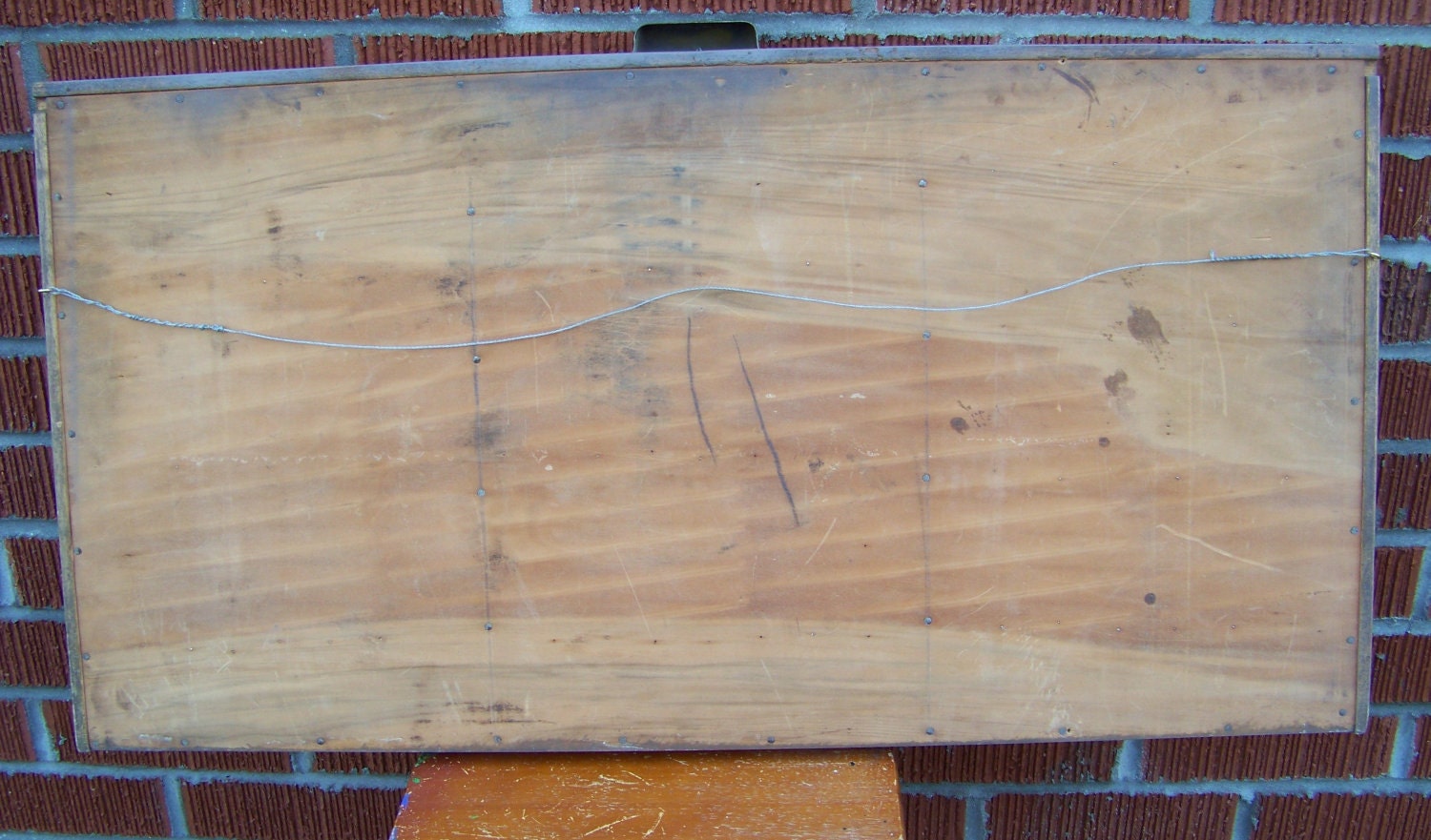 Country Red Upcycled Hamilton Printers Tray by AlloftheAbove