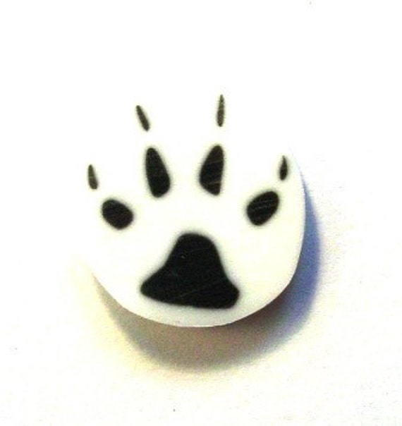 Polymer Clay Animal Paw Cane