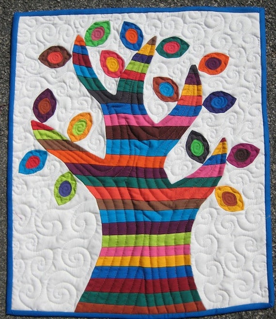 colorful-tree-of-life-applique-mini-quilt-wall-quilt