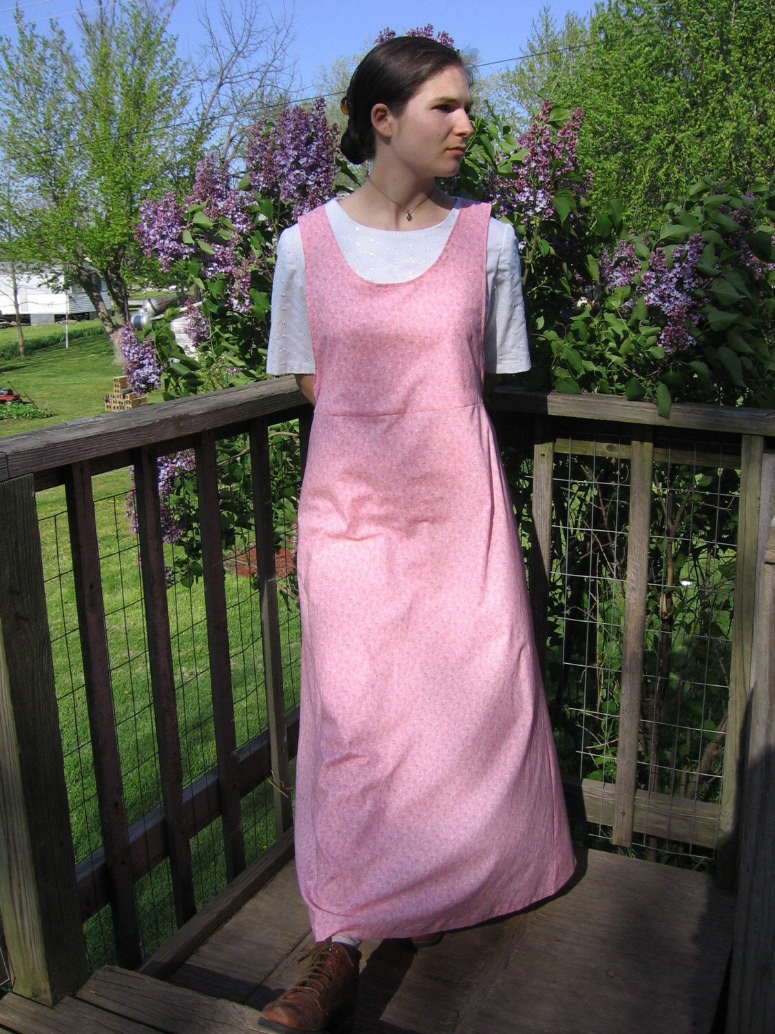 Springtime/Summer Modest Jumper Dress Custom Made