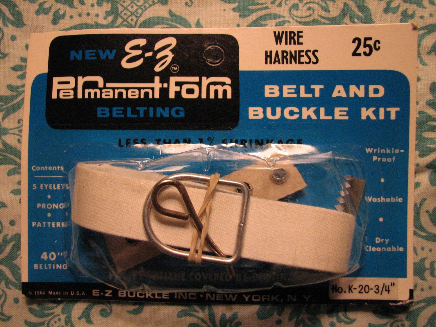 Vintage 1964 DIY SelfCovered Belt Kit