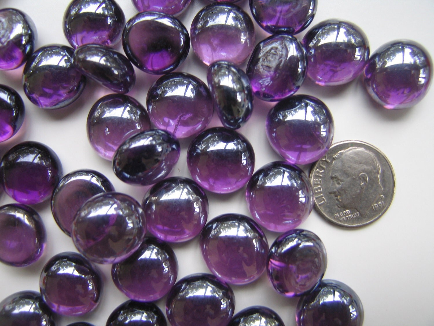 Mini Glass Gems Purple G59