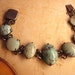 Reserved for May Vintage sterling Burmese Turquoise Indian bracelet with primitive turquoise stones
