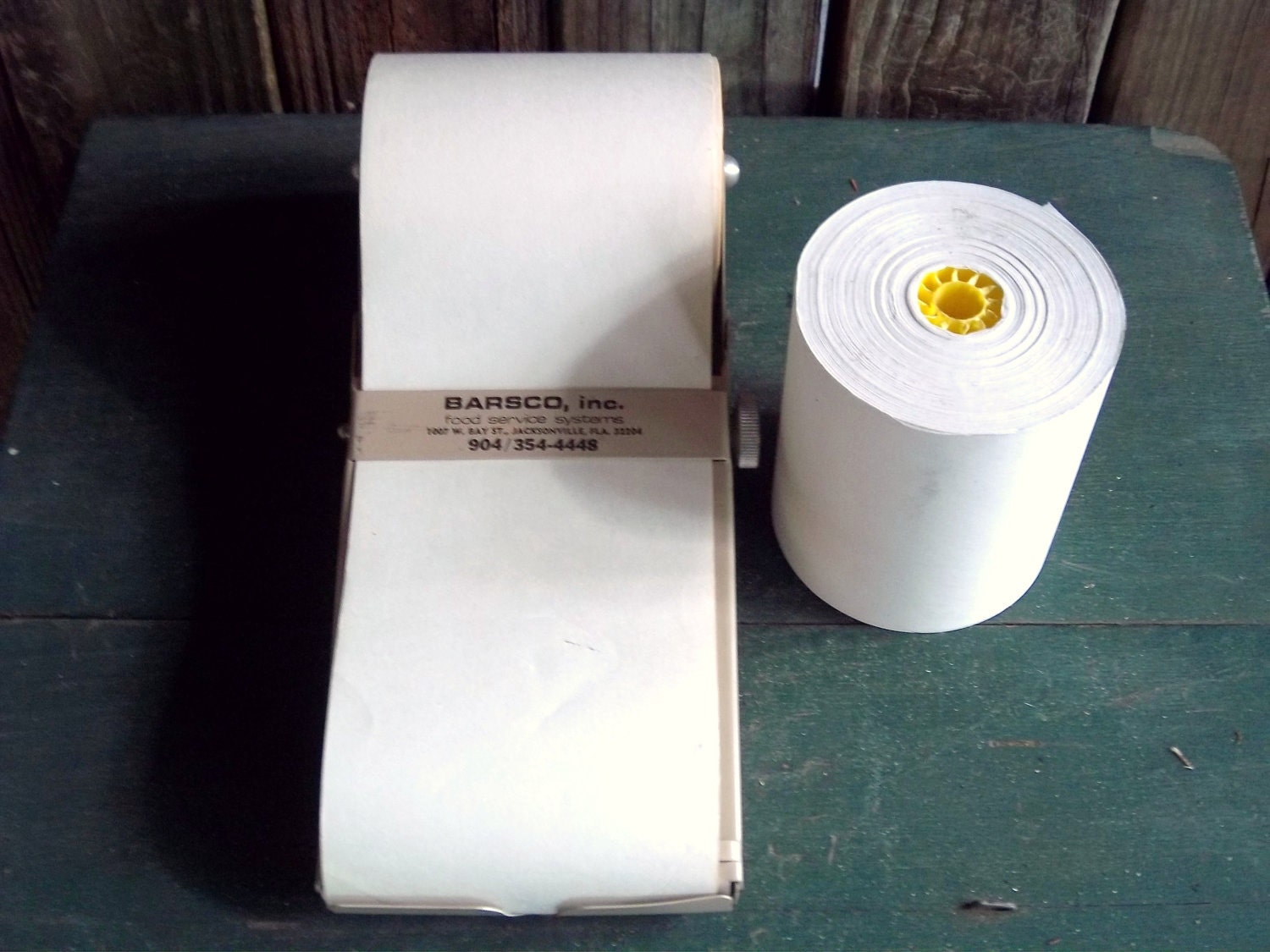 Vintage NotePad Roller/ Extra Paper