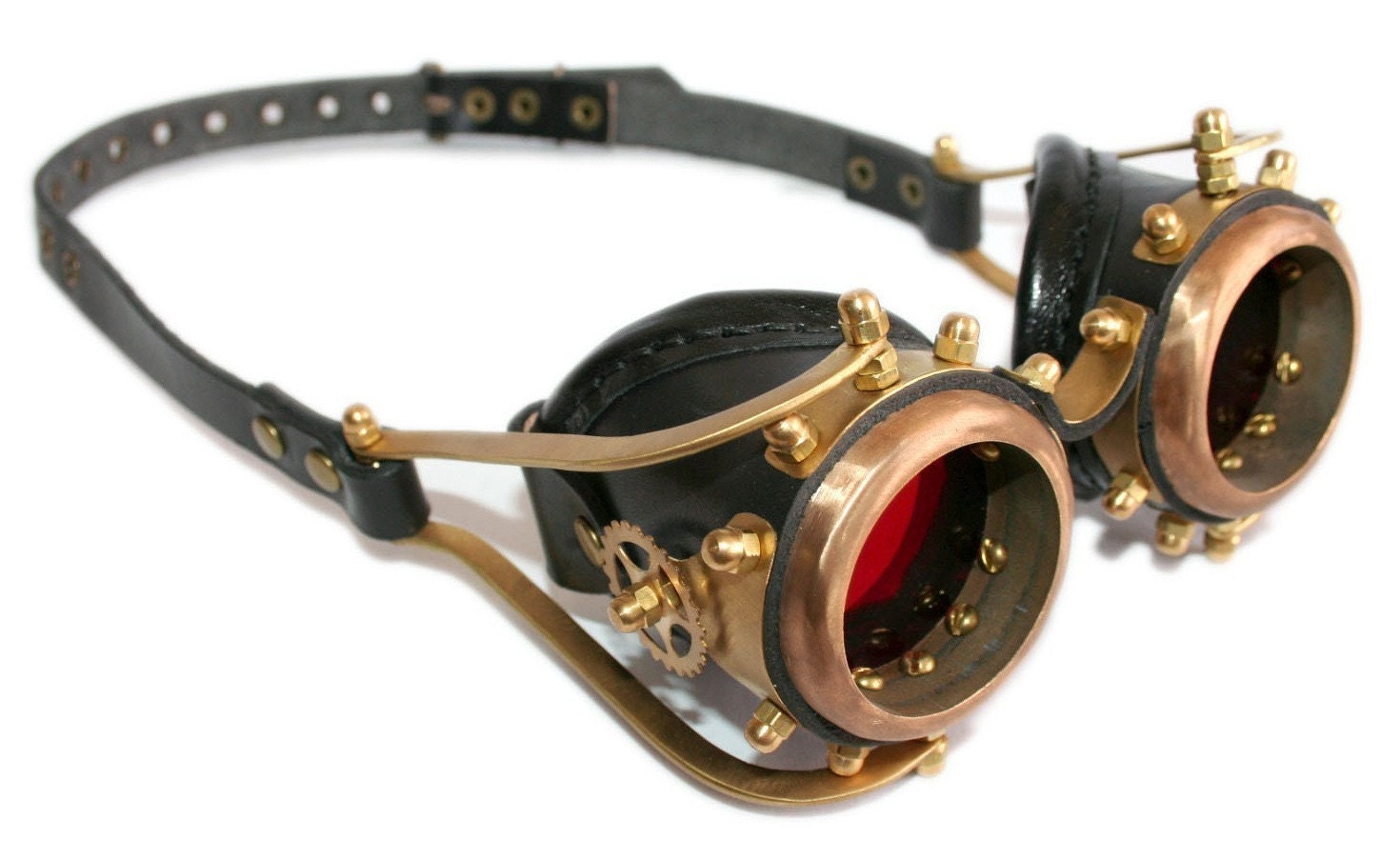 Steampunk goggles from solid brass Anatoray Volunteer's