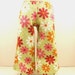 Pants Fit 18" Dolls Like American Girl Boot Cut Retro Flower Print