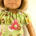Made For American Girl Doll Other 18" Dolls Peasant Dress Matching Hair Bow Girls Toys Retro Icons OOAK