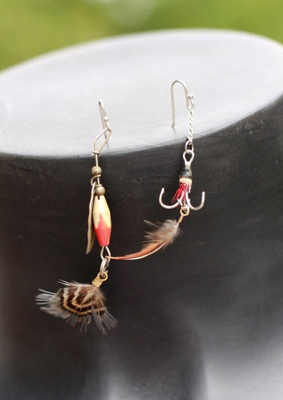 Jack Sparrow Fishing Lure Earrings