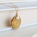 RESERVED - for Karly, Small Oval Gold Locket with Pearl Charm - Vintage Locket Perfect for Her