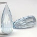 Huge Top Grade AAA Light Aquamarine Blue Quartz Fancy Faceted Briolette Drop Bead Focal Matching Pair