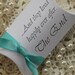 Set of 10 Pillow Boxes with Tiffany Blue Satin Ribbon
