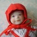 SALE Vintage Faith Wick Silvestri Doll Ornament Porcelain