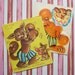 Vintage Katie the Boxing Kangaroo Get Well Greeting Card with Paper Doll