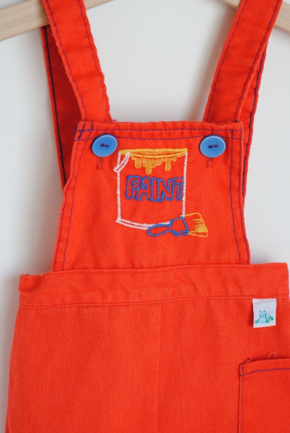 Vintage Toddler PAINTER Overalls 18m to 2T