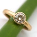 Moissanite 1 Carat In 14k Yellow