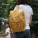 Last - Back Pack Sale with 25% Off - KINIES Back Pack in Golden Rod - Backpack / Cross body Messenger / Shoulder bag