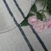 GrainSack antique handloomed burlap fabric INDIGO organic pillow benchcushion