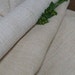 antique hemp CREAMY upholstery THISTLE fabric rural tablerunner 8.744y 22.04 inches wide