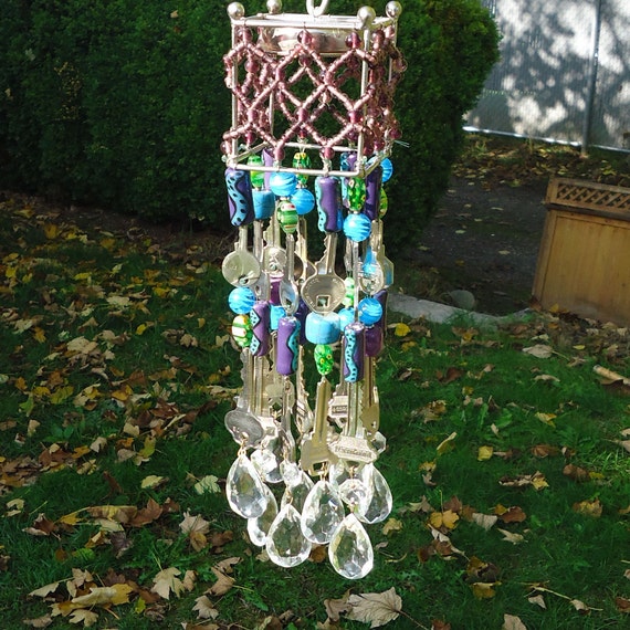 Recycled Wind Chime Crystal Recycled Wind Chime