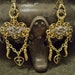 victorian angels assemblage earrings