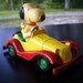 RESERVED FOR NICOLE Vintage Aviva Toy Car, Snoopy and Woodstock, Die Cast, Collectible