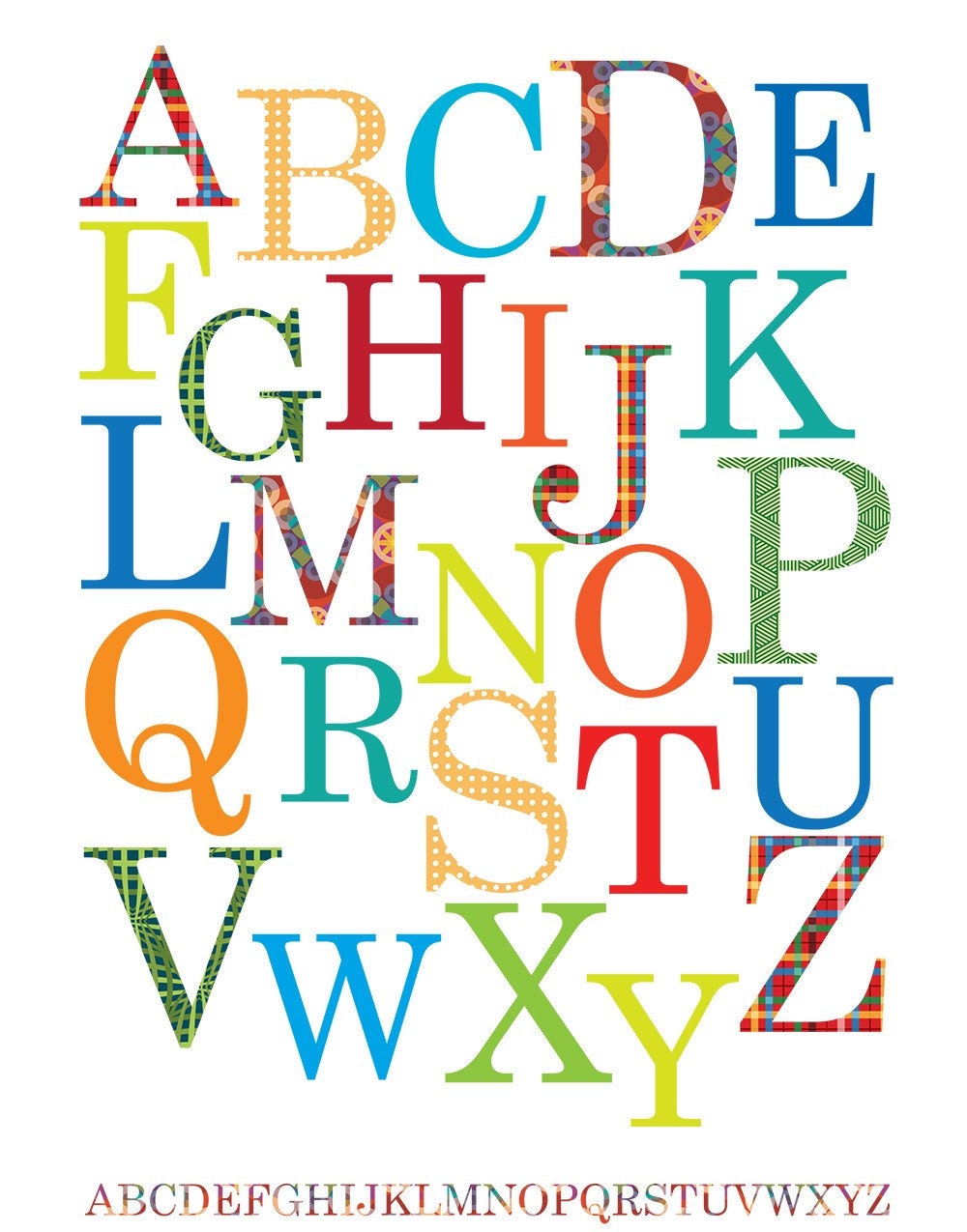 ABC Alphabet Poster