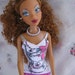 Lavender Pearl Doll Jewelry Set Necklace Bracelet Earrings Barbie Fashion Royalty Silkstone