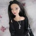 Stick Girl Doll Jewelry Set Necklace Bracelet Earrings Barbie Fashion Royalty Blythe