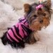 BLACK FLIPS Dog Clothes Snuggly Vest - XXXS to Med.