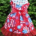 Patriotic Dog Clothes: 4th Of July Dog Dress & Hair Bows