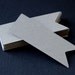 25 Flag Pennants in GRAVEL (grey) Cardstock for DIY Scrapbooking, Favor Tags, Mini Banners, Drink Straw Flags or Cupcake Toppers . 1x3