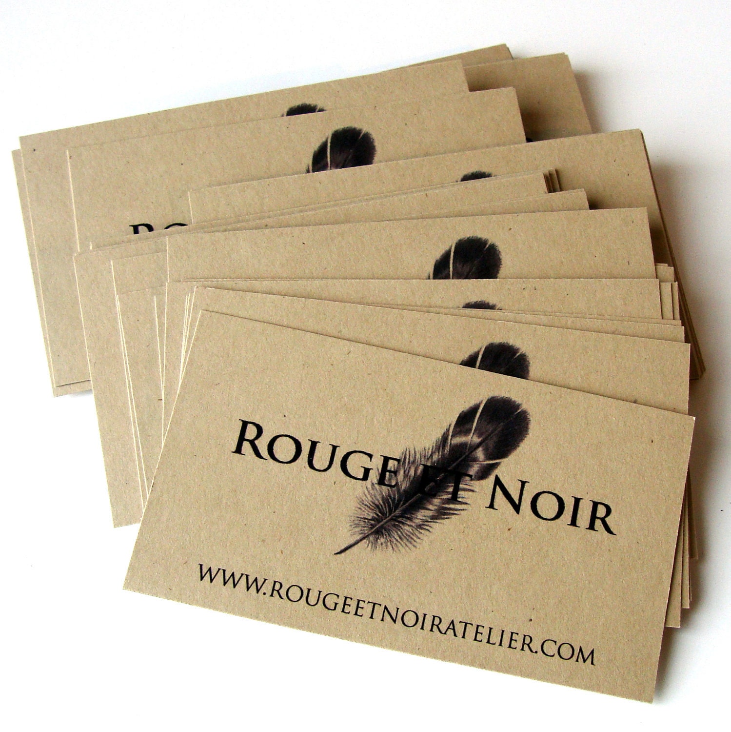 Custom Business Cards Includes Design And Printing Kraft