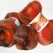 Hand carded smooth and glitzy batts with cream Alpaca and lot's of sparkle 100g