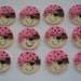 Pirate Cupcake Decorations - Pink - Edible Fondant Birthday Toppers - READY TO SHIP