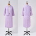 Vintage Lavender Suit: 50s Two Piece Boxy Jacket & Pencil Skirt Spring Secretary New Look