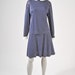 1960's Two Piece Blue Polka Dot Dress Set