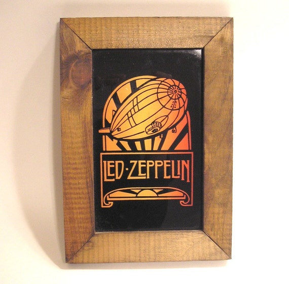 Led Zeppelin Vintage Rock and Roll Carnival Mirror