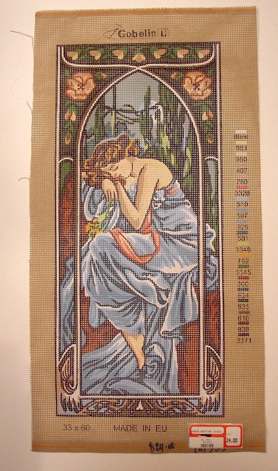 Gobelin L Needlepoint Canvas Woman by