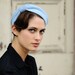 Autumn In London - light blue felt hat - FOR CAT