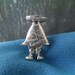 Vintage Man in a Poncho and Sombrero Mexico Sterling Silver Modern Pin