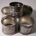 RESERVED FOR DOROTHY: 5 Antique Napkin Rings Instant Collection Vintage Early 1900's