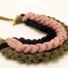 Handmade Textile Jewelry - The Cherry Ice Cream