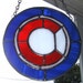 Chicago Cubs Stained Glass Suncatcher...6 1/4" Diameter
