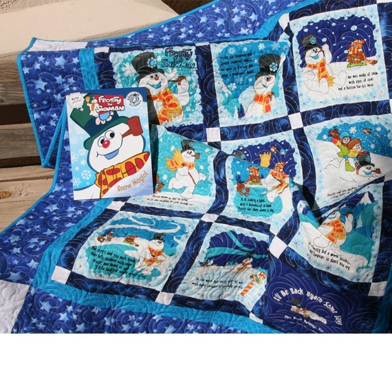 frosty-the-snowman-themed-quilt